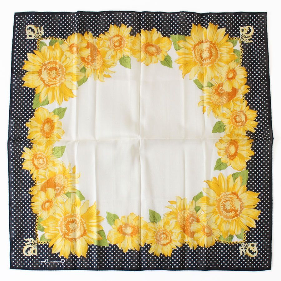 MWK25573② 未使用 Christian Dior クリスチャンディオール ハンカチ