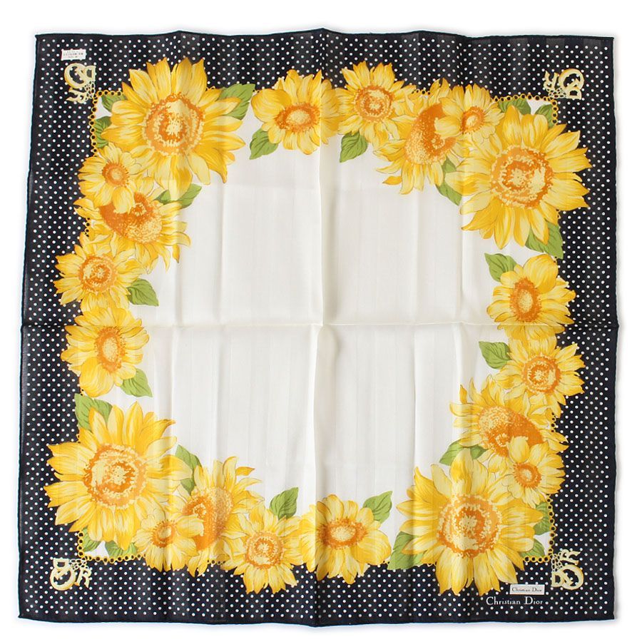 MWK25573② 未使用 Christian Dior クリスチャンディオール ハンカチ