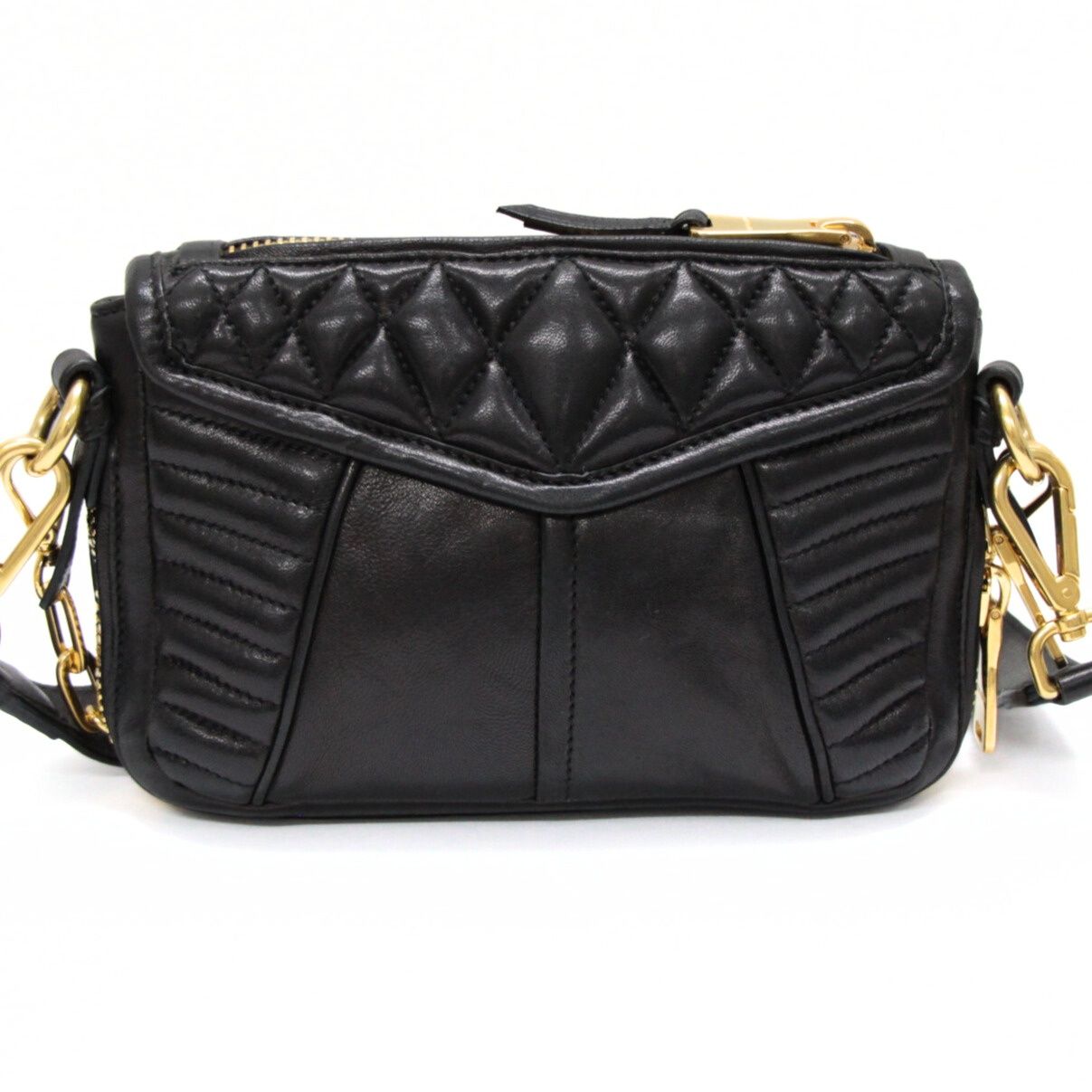 【確実正規品】【美品】miumiu 2way ナッパ バイカー ブラックレザー 中古・古着通販】MIU MIU (ミュウミュウ) ナッパバイカー2WAYバッグ