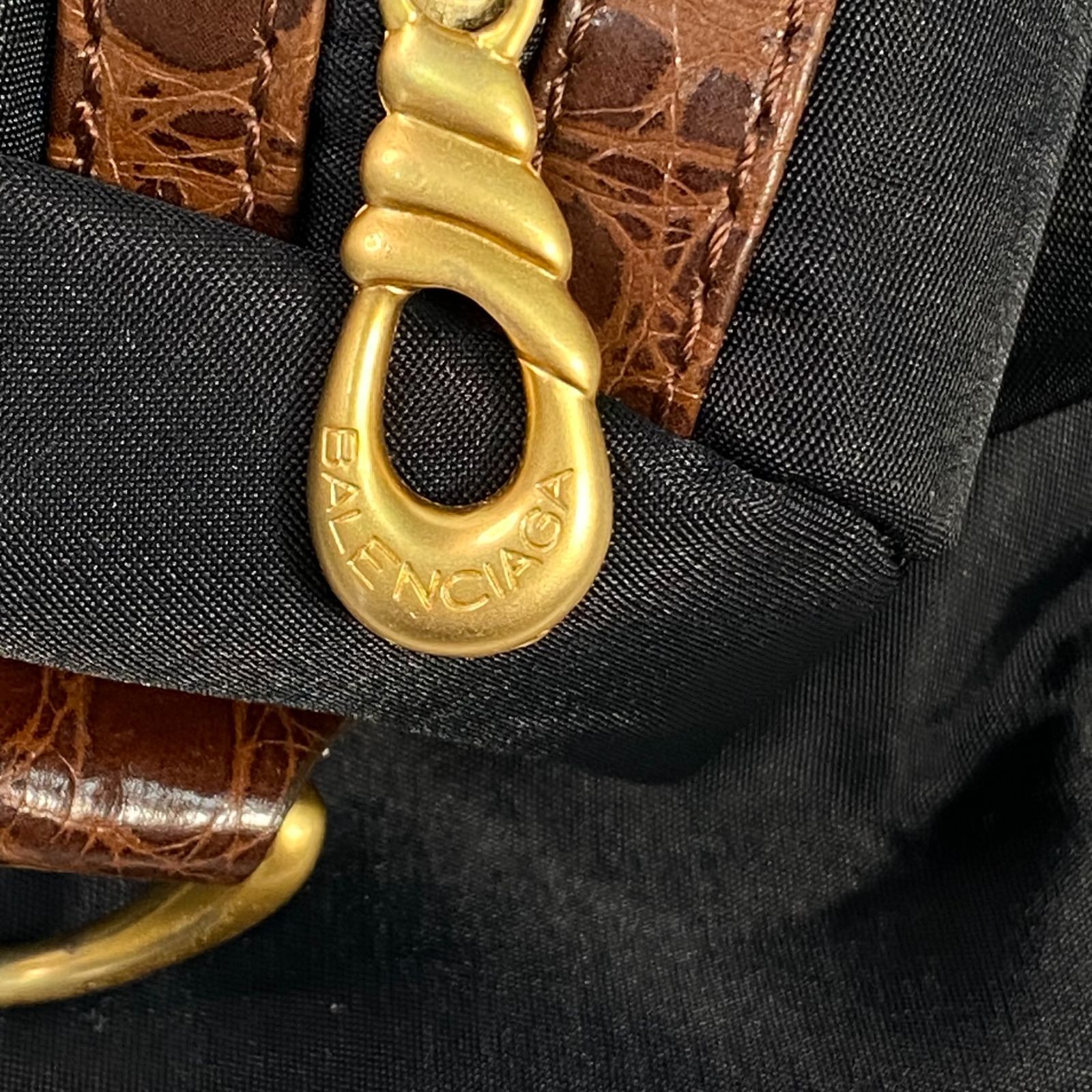 ヴィンテージ BALENCIAGA ・バレンシアガ ミニボストンバッグ 2Way