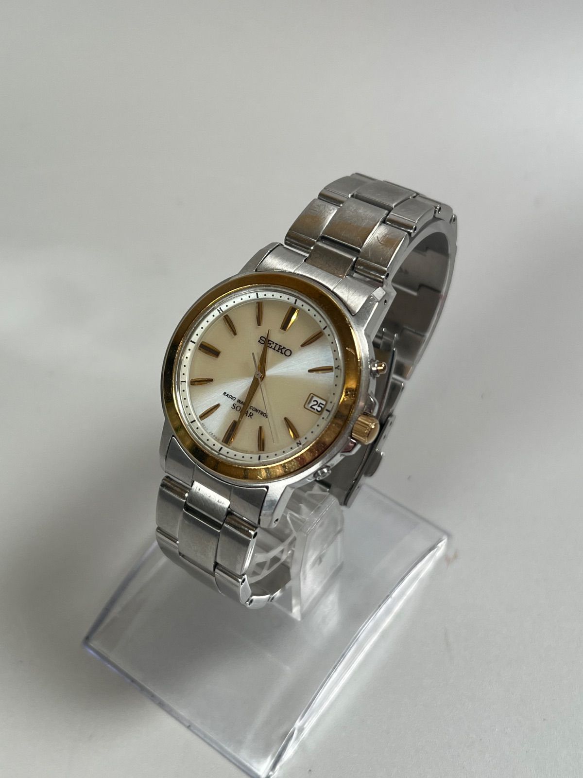 SEIKO セイコー SOLAR 7652-0AF0 ソーラー電波 腕時計 - メルカリ