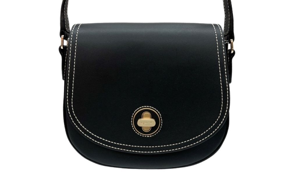 アニエスベー agnes b. レザー LEATHER SHOULDER BAG クロスボディ 