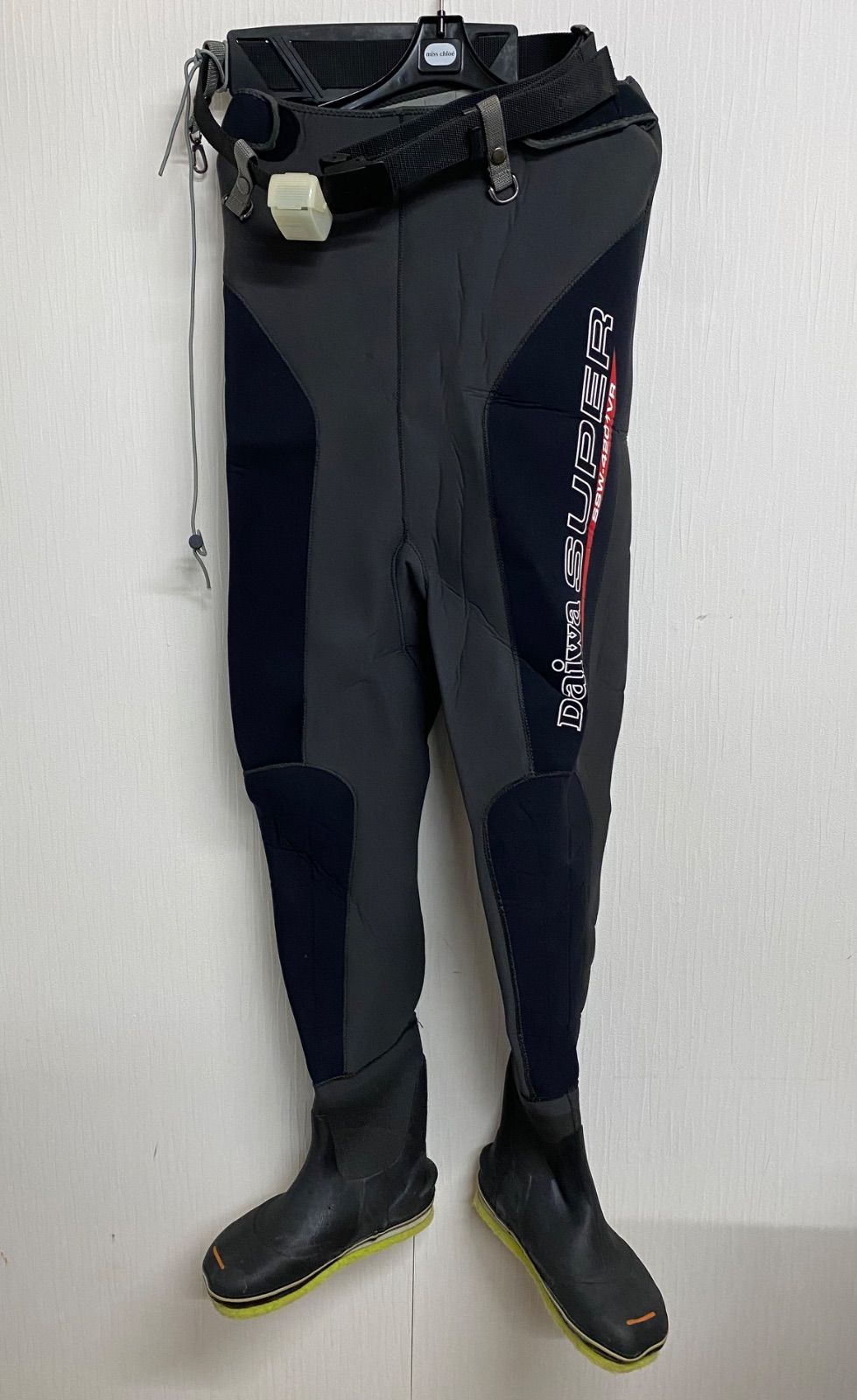 DAIWA スーパースリムウェーダー LA-Lサイズ SSW-4201R 中古品 DAIWA】ダイワ スリムウェーダー SSW-4201VR ベルト付き 25WK0411