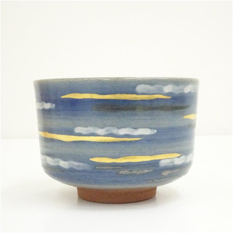 千家十職 永楽善五郎（十六代即全）造 乾山写茶碗（共箱） 茶道 抹茶