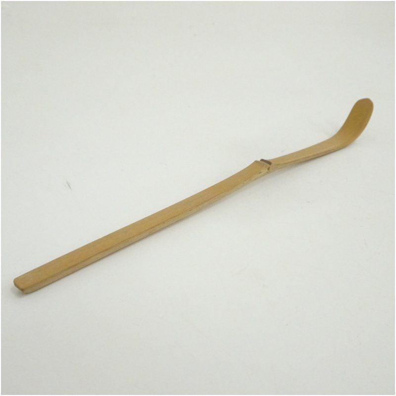 影林宗篤造 竹茶杓（銘：若水）（大徳寺 小林太玄書付）（共箱） 茶道