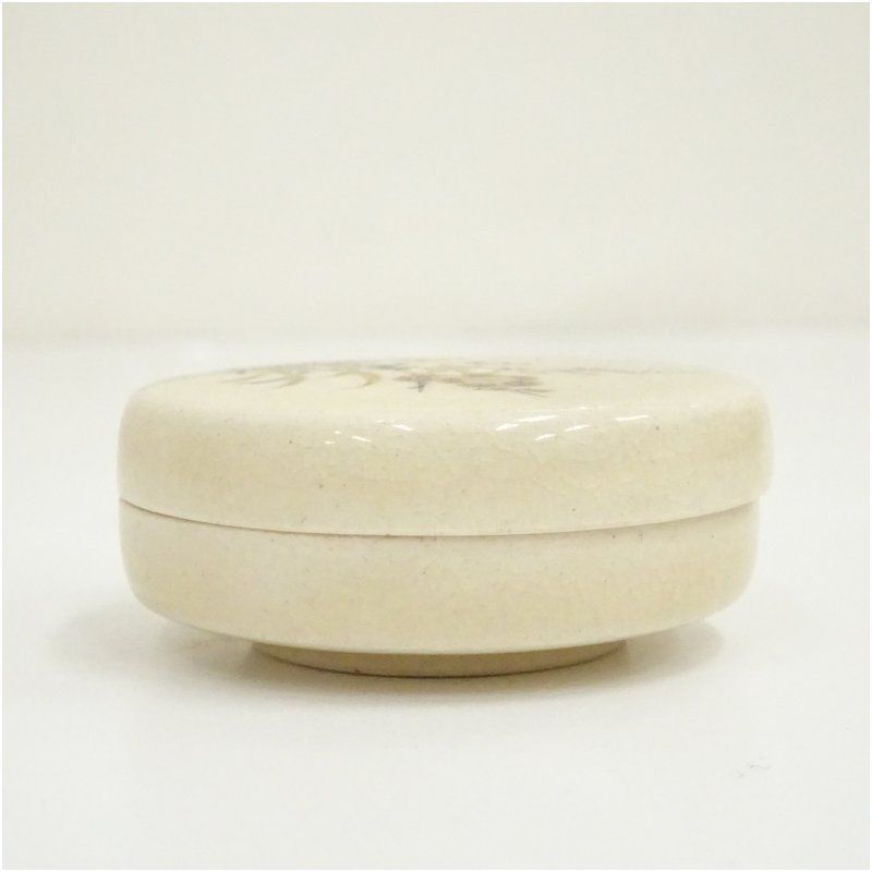 薩摩焼 十四代 沈寿官造 香合（共箱） 茶道具 茶道 香道 香道具