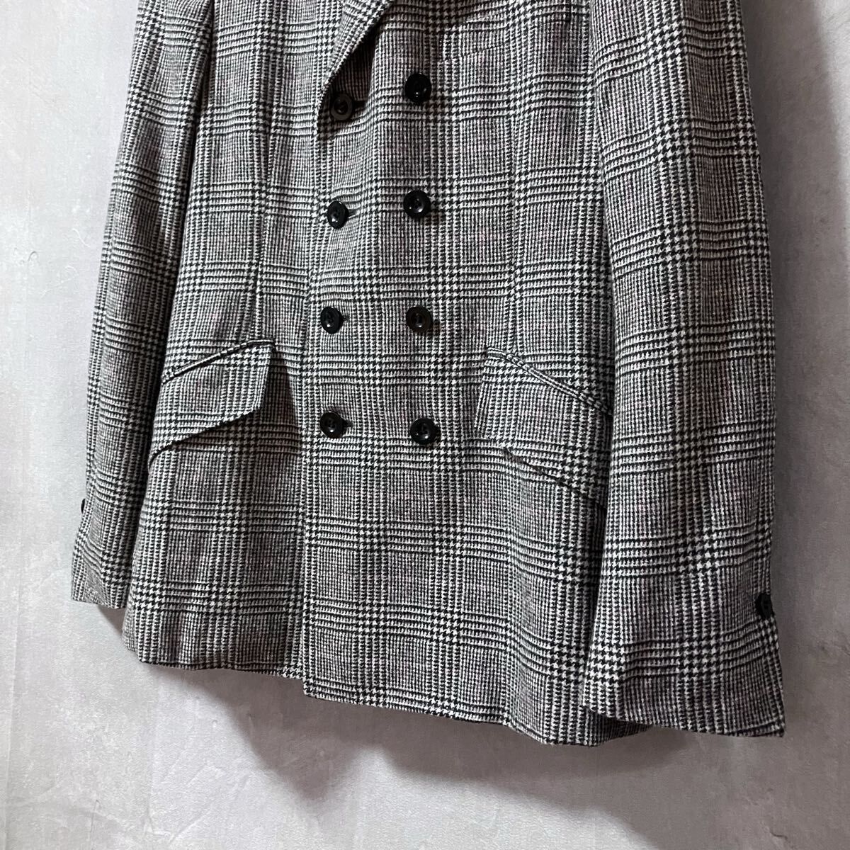 REATS TAILOR ZAZOUS リーツテイラーザズー ウール 襟切り替え グレン