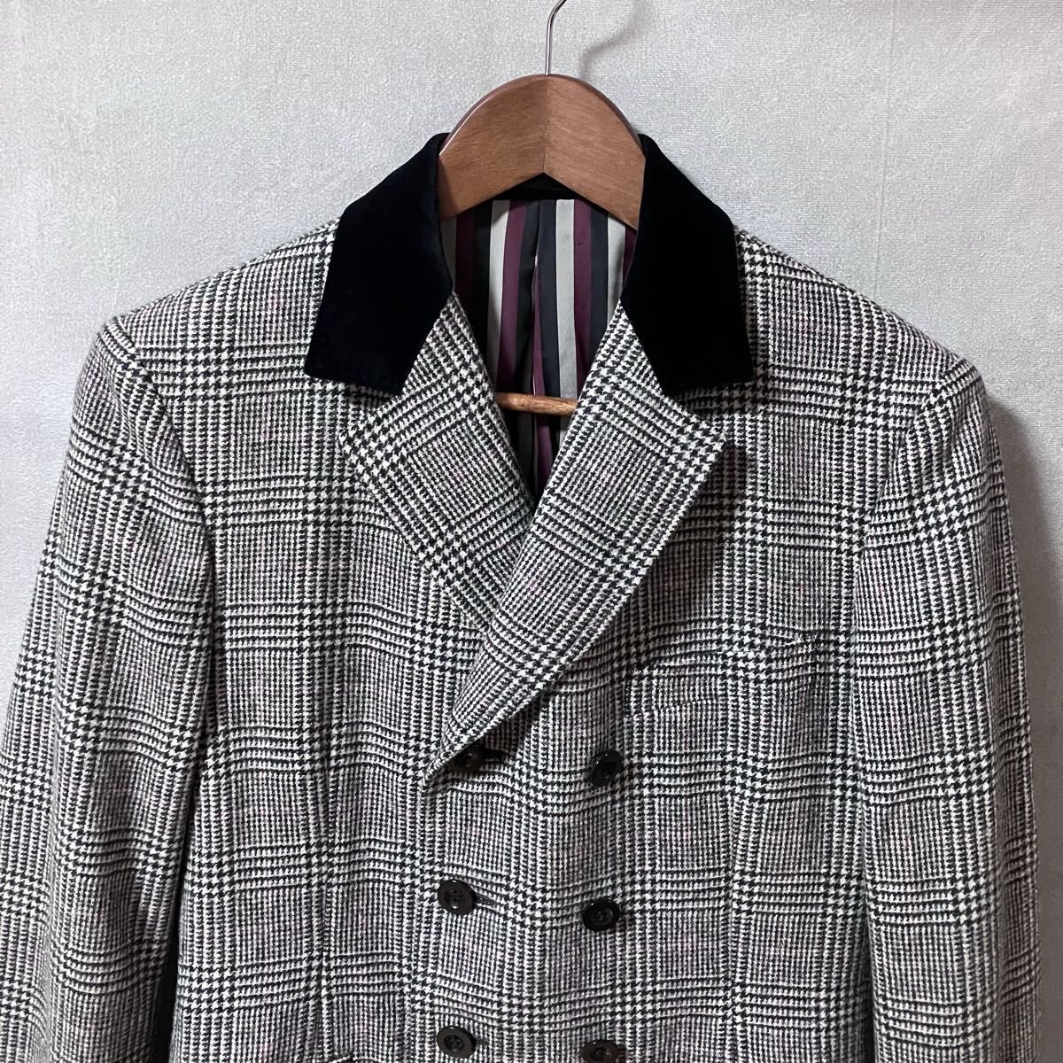 REATS TAILOR ZAZOUS リーツテイラーザズー ウール 襟切り替え グレン