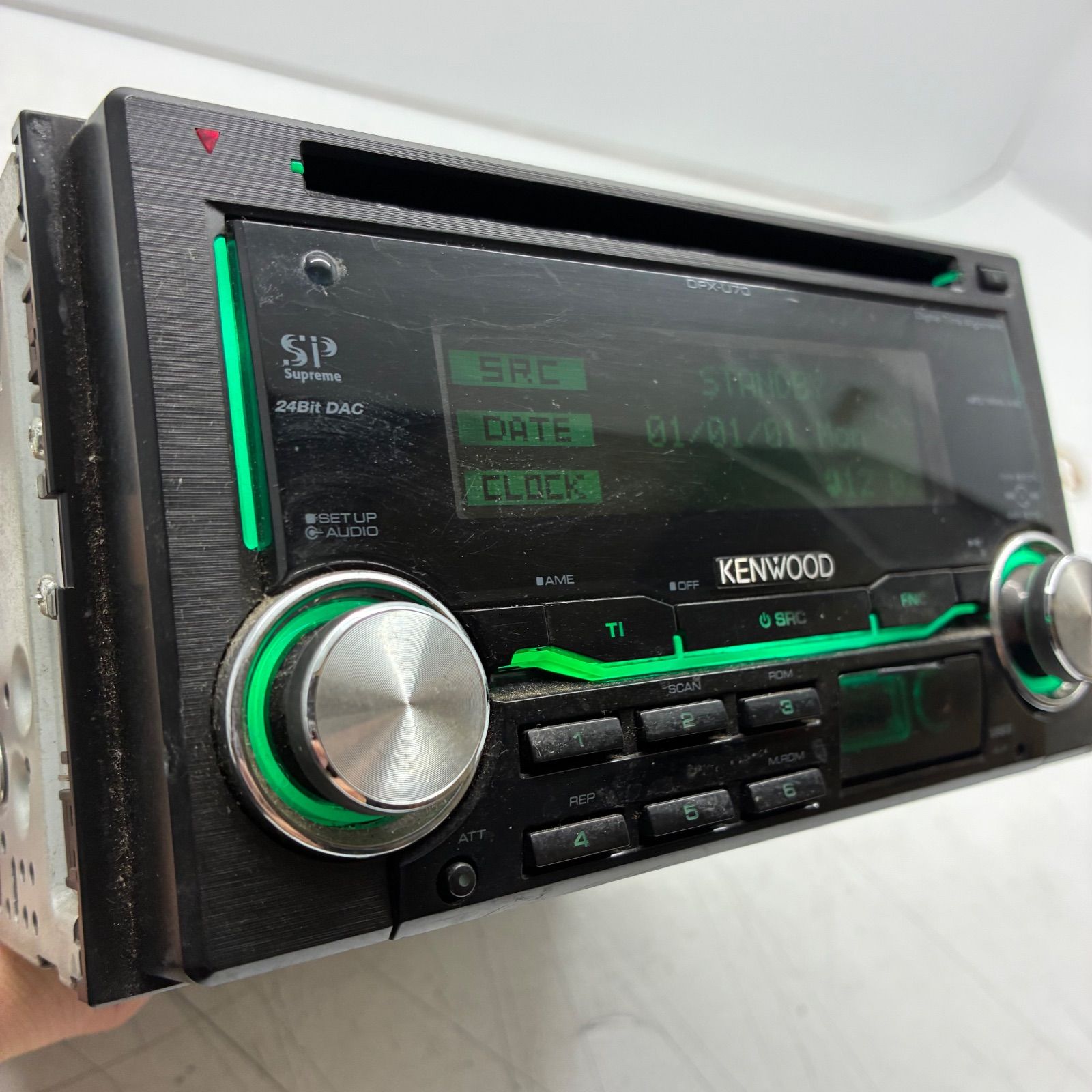 KENWOOD ケンウッド DPX-U70 2DIN カーオーディオ チューナー デッキ