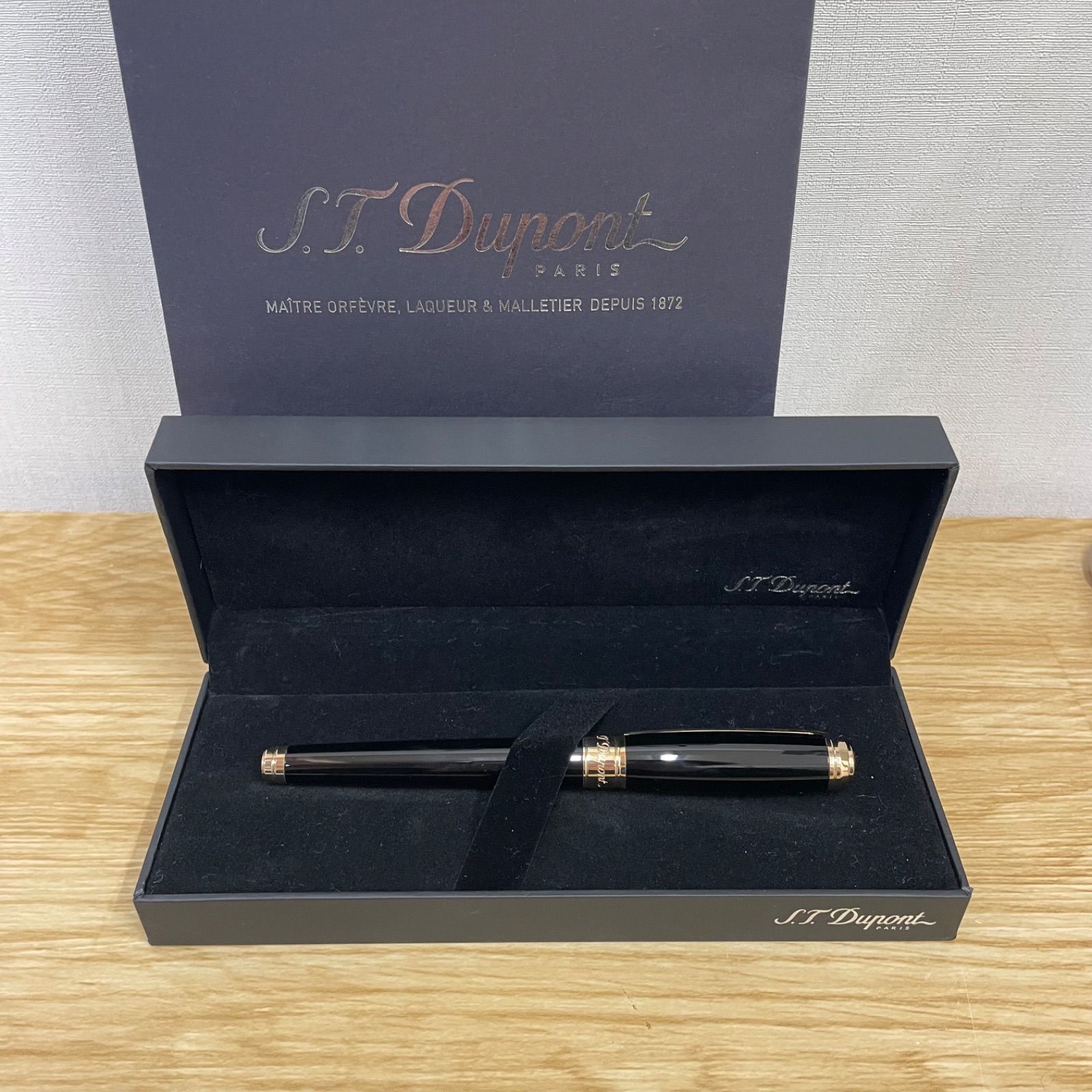 □デュポン S.T. Dupont ボールペン ローラーボール ラインD ラージ