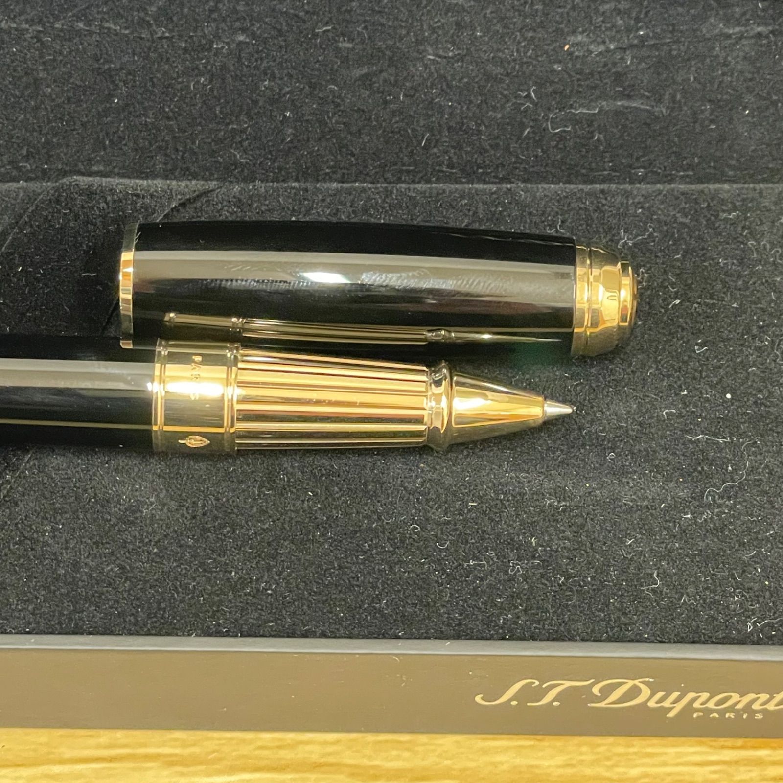 匿名 スピード発送 S.T. Dupont ゴールドボールペン本体未使用に近い