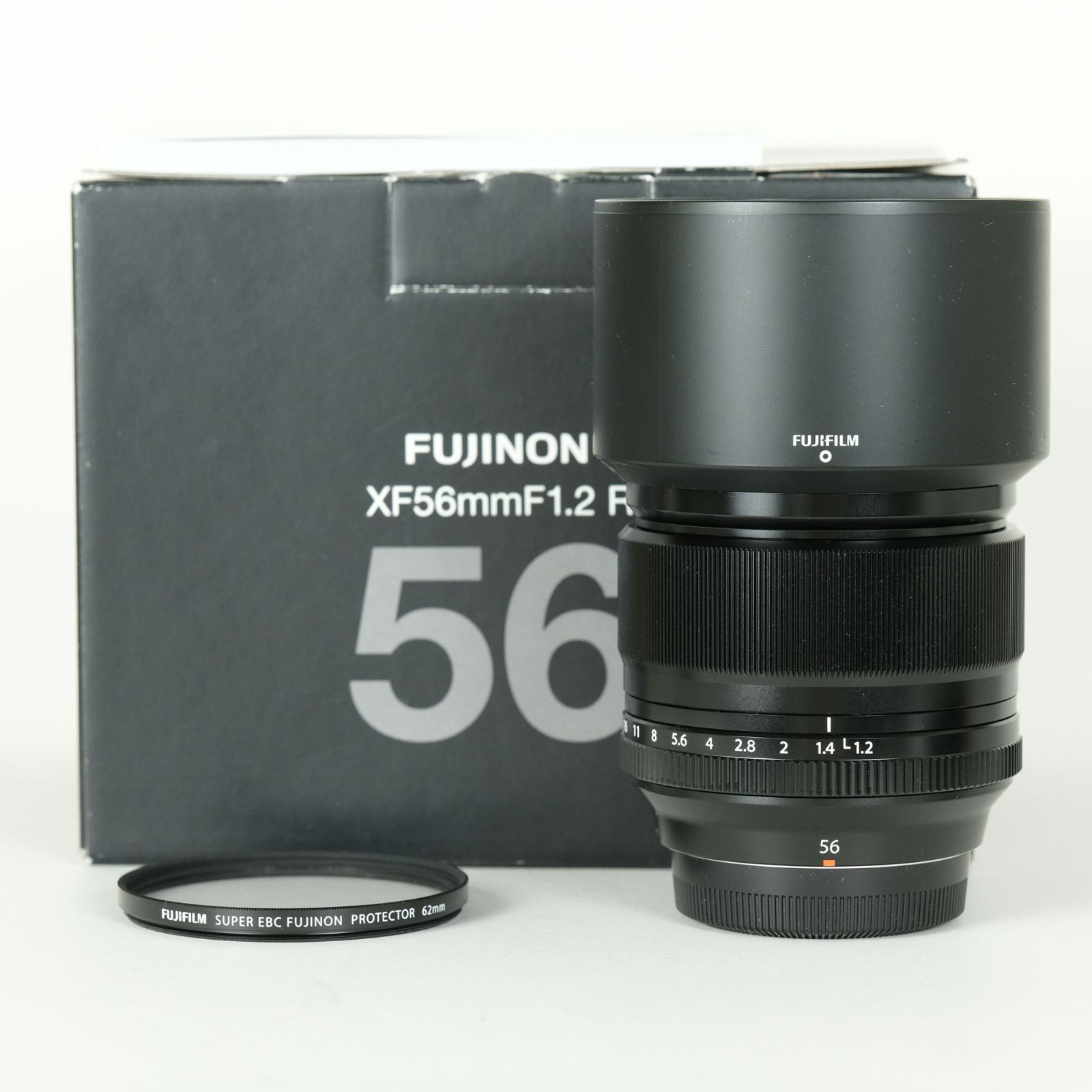 FUJIFLIM XF56mmF1.2 R フィルター付属 美品 | 純正フィルター付] FUJIFILM XF56mmF1.2 R | FUJIFILM X