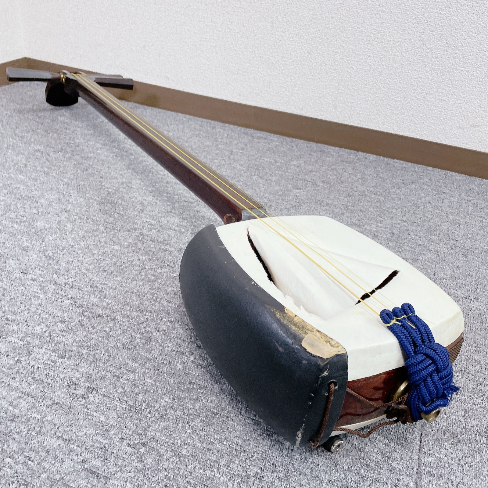 中棹三味線　和楽器　民謡　太さ2.6cm　紅木　東さわり　1本棹 中棹三味線和楽器民謡太さ2.6cm紅木東さわり1本棹