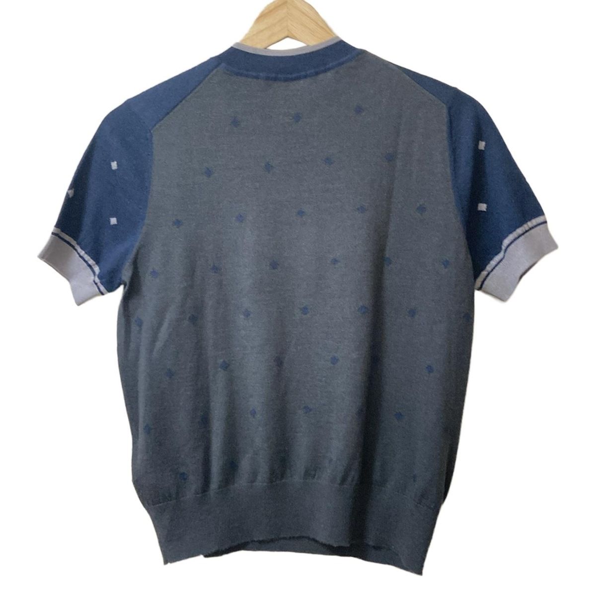 HERMES エルメス 半袖ニット 綿100% 中古・古着通販】HERMES (エルメス) 半袖ニット ブラック サイズ:M