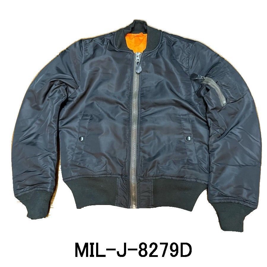 特価新品 MA-1 Dモデル リバーシブル オールブラック Sサイズのみ