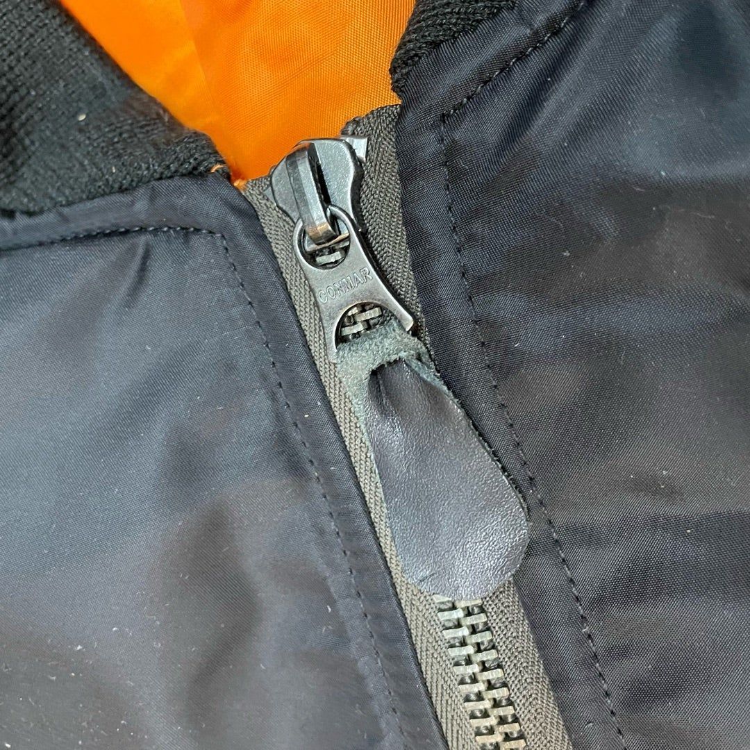 特価新品 MA-1 Dモデル リバーシブル オールブラック Sサイズのみ