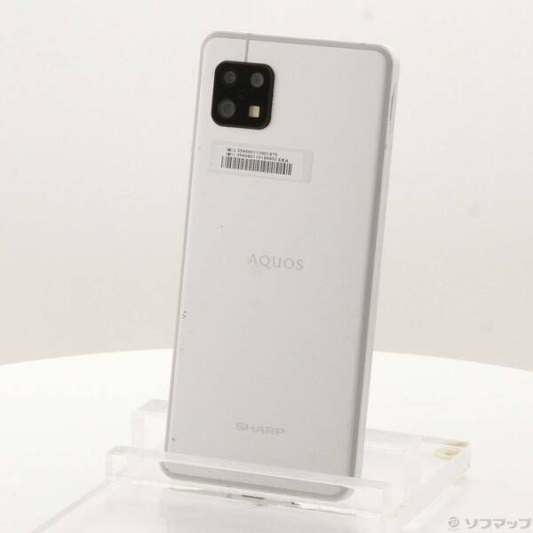 未使用 AQUOS sense6 SH-M19 シルバー シャープ公式通販】 SH-M19A-S SIMフリースマートフォン AQUOS sense6