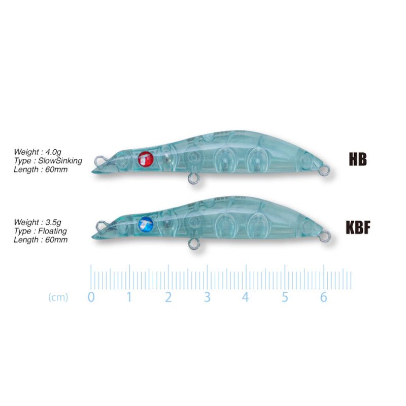 林釣漁具製作所 ルアー ティクト BIG-HIP60 HB P24 クリアネオン【ゆう