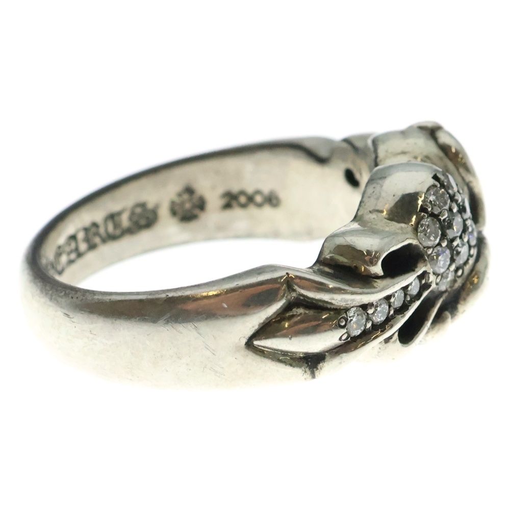 CHROME HEARTS (クロムハーツ) FLRL CRS HRT P/DIA フローラルハート 