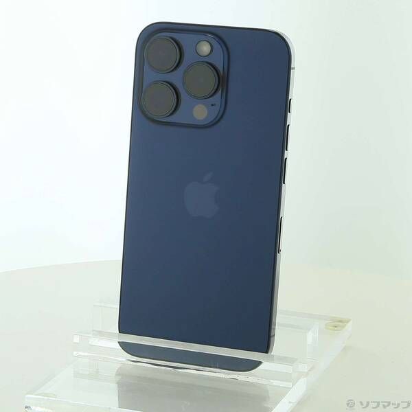 中古品〕 iPhone15 Pro 128GB ブルーチタニウム MTUA3J／A SIMフリー