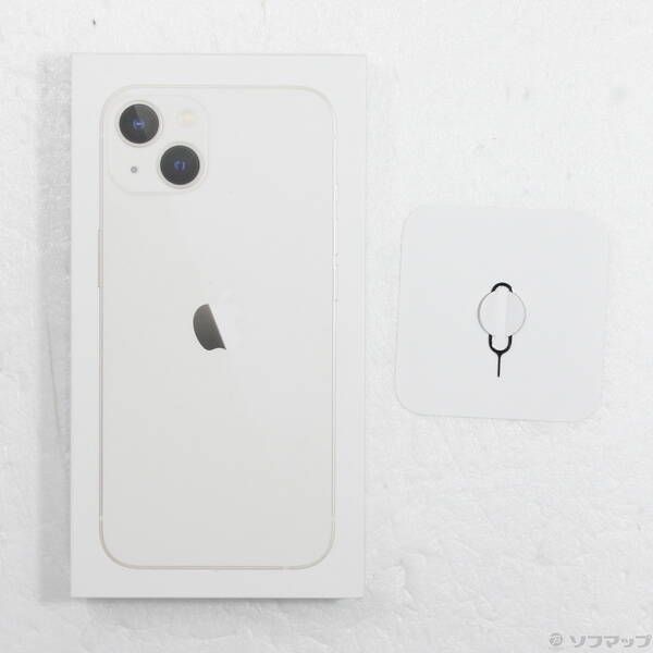中古品〕 iPhone13 128GB スターライト MLND3J／A SIMフリー【262