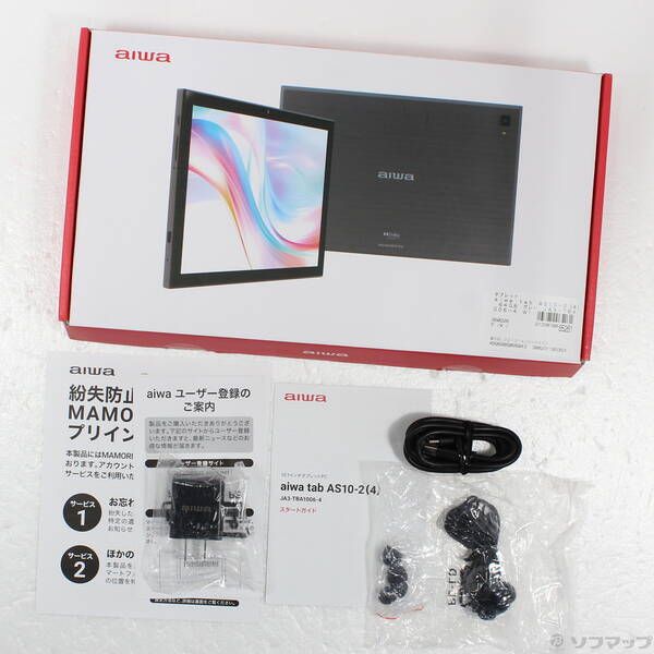展示品〕 aiwa tab AS10-2(4) 64GB グレー JA3-TBA1006-4 Wi-Fi【344