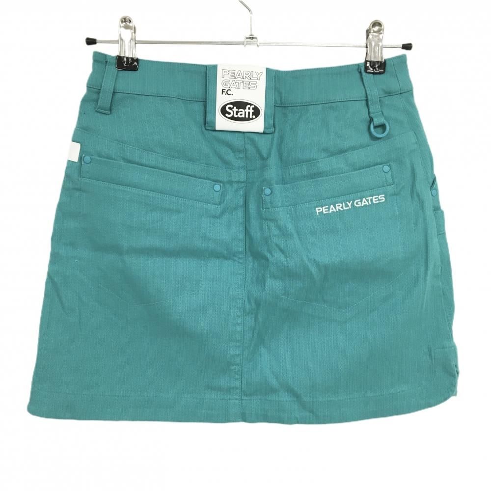 【美品】バーリーゲイツスカート 超美品】パーリーゲイツ スカート ネイビー×白 ロゴ総柄 ニコちゃん