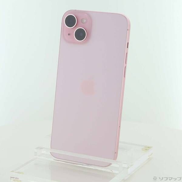 iPhone15 Plus[128GB] SIMフリー MU093J ピンク安心保証 〔中古