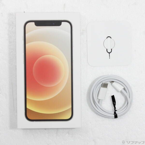 中古品〕 iPhone12 mini 64GB ホワイト MGA63J／A SIMフリー【276