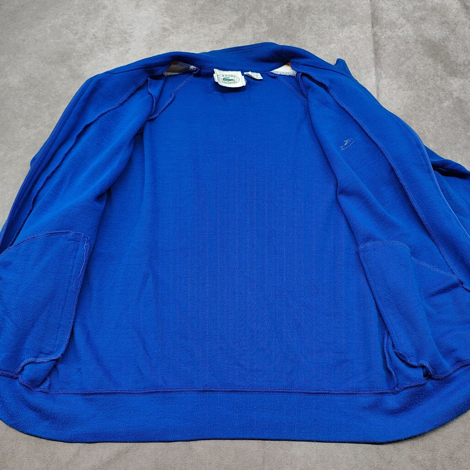 80s 90s IZOD LACOSTE Mサイズ ラコステ トラックジャケット サイド