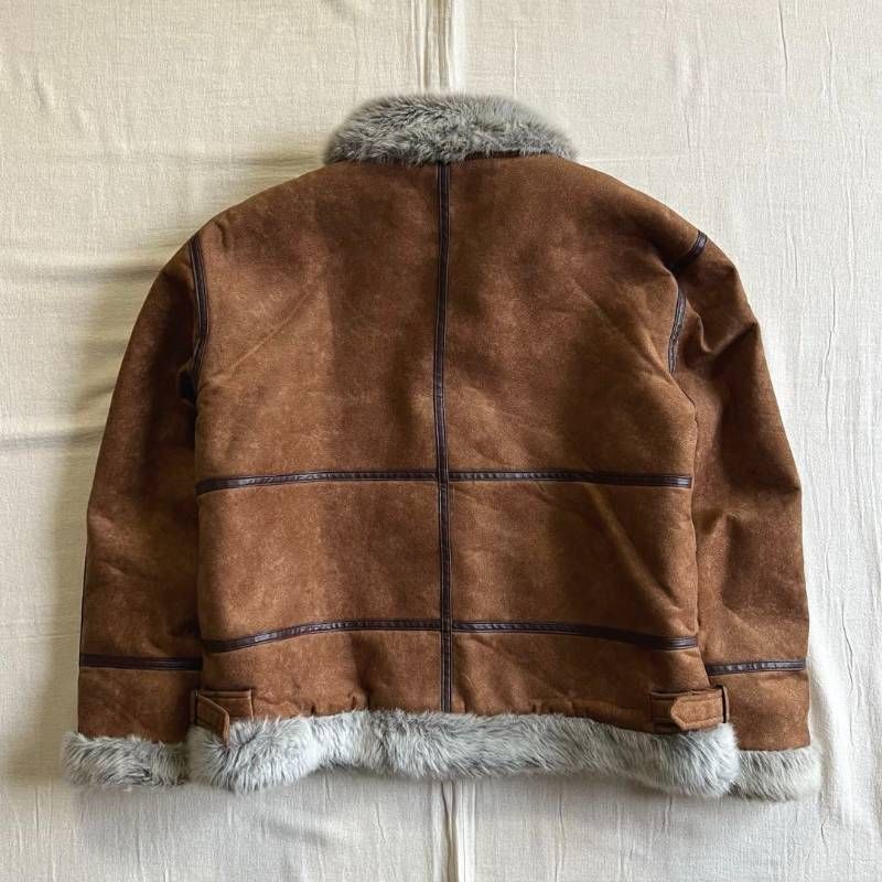 00s archive JUST HIT CLUB TYPE B-3 ムートンコート フルジップアップ