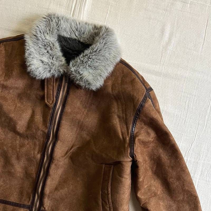 00s archive JUST HIT CLUB TYPE B-3 ムートンコート フルジップアップ