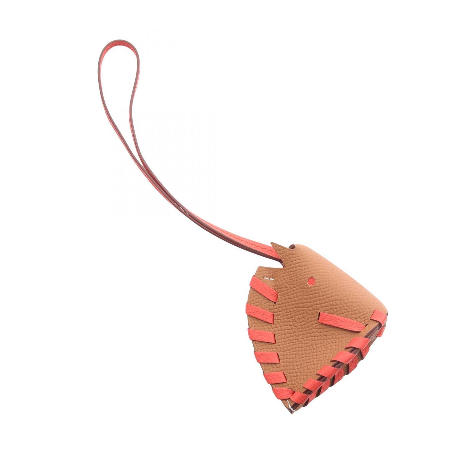 エルメス HERMES チャーム シュヴァル トレッセ ゴールド/ローズジャイ