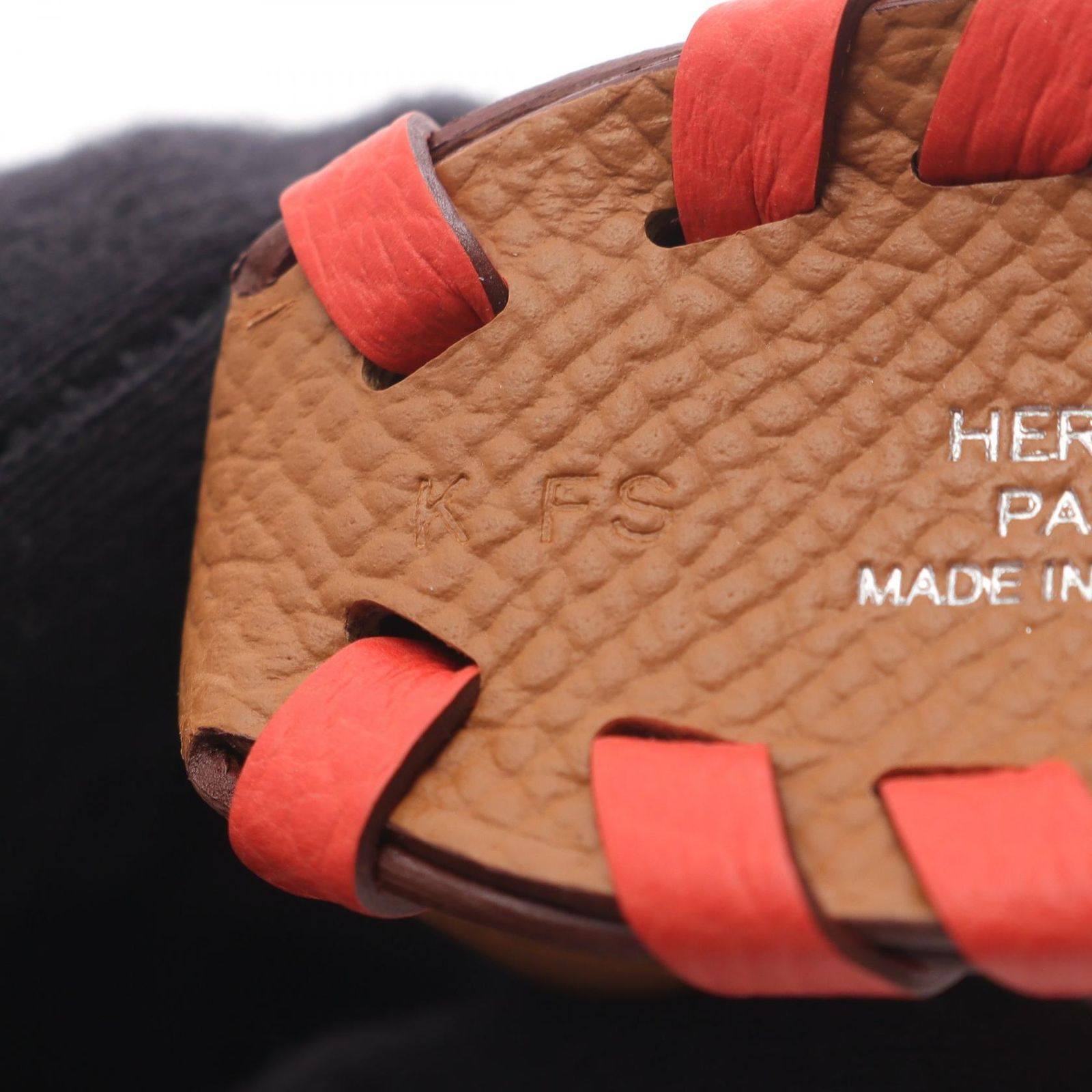 エルメス HERMES チャーム シュヴァル トレッセ ゴールド/ローズジャイ