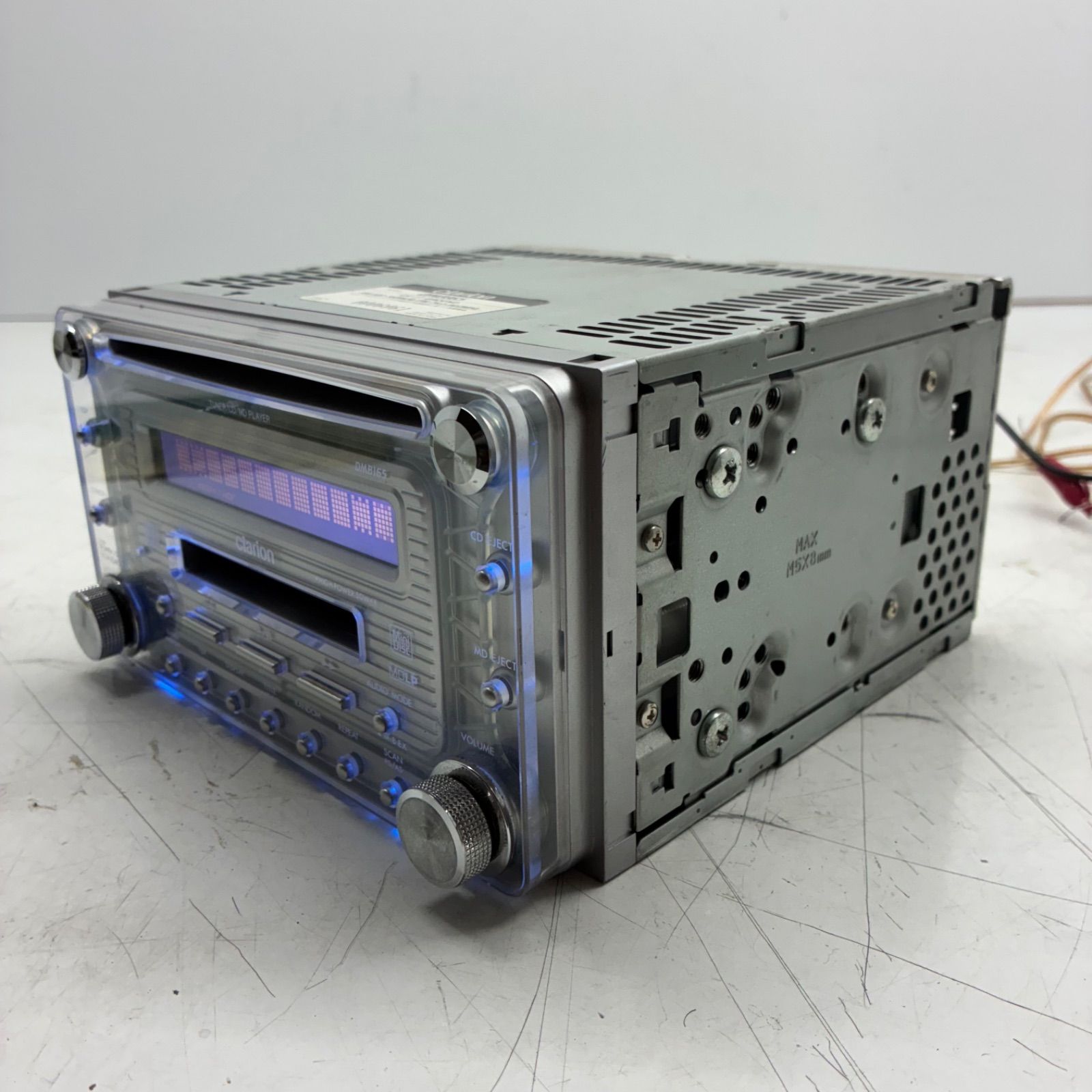 Y【美品】clarion クラリオン DMB165 2DIN プレーヤー デッキ カー