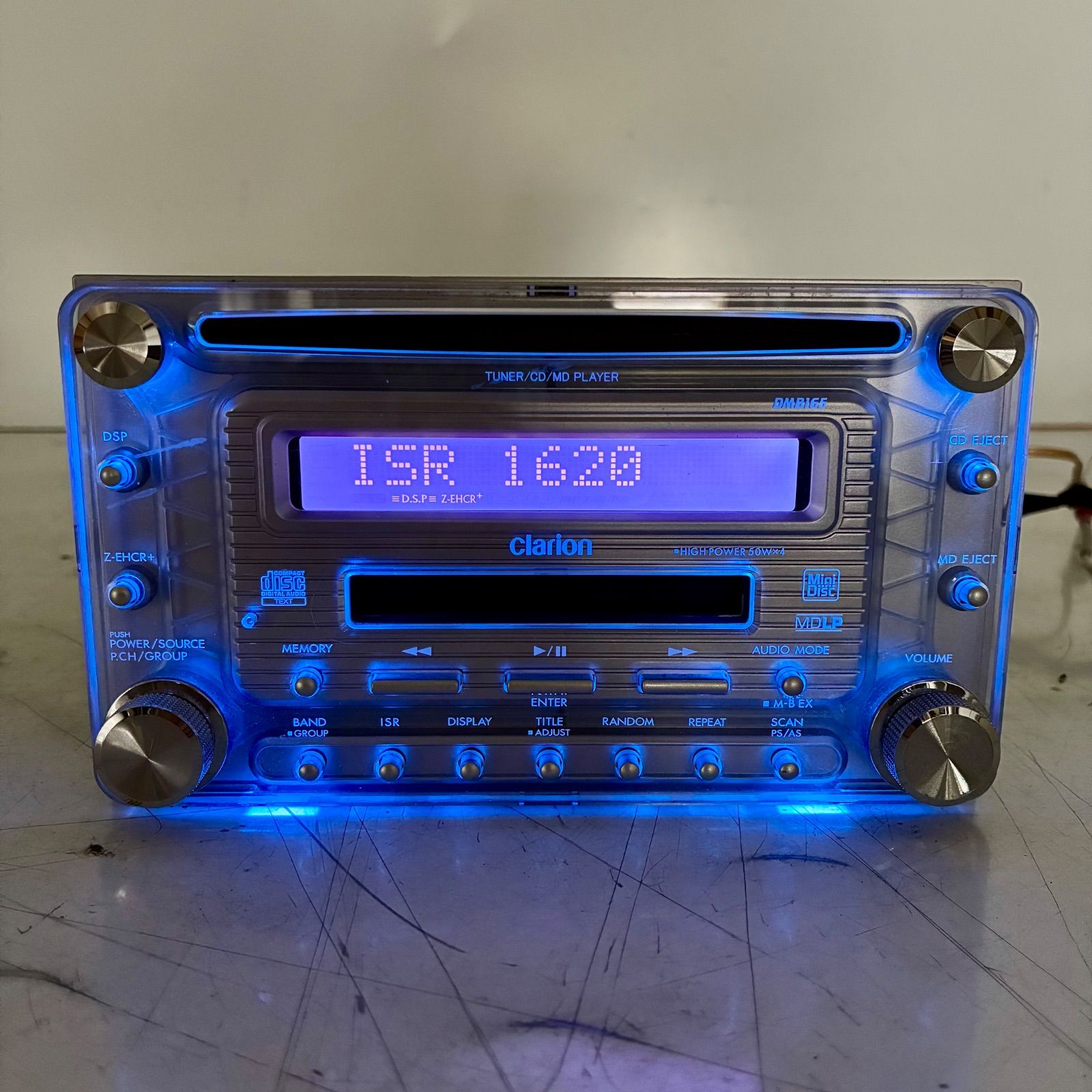 Y【美品】clarion クラリオン DMB165 2DIN プレーヤー デッキ カー