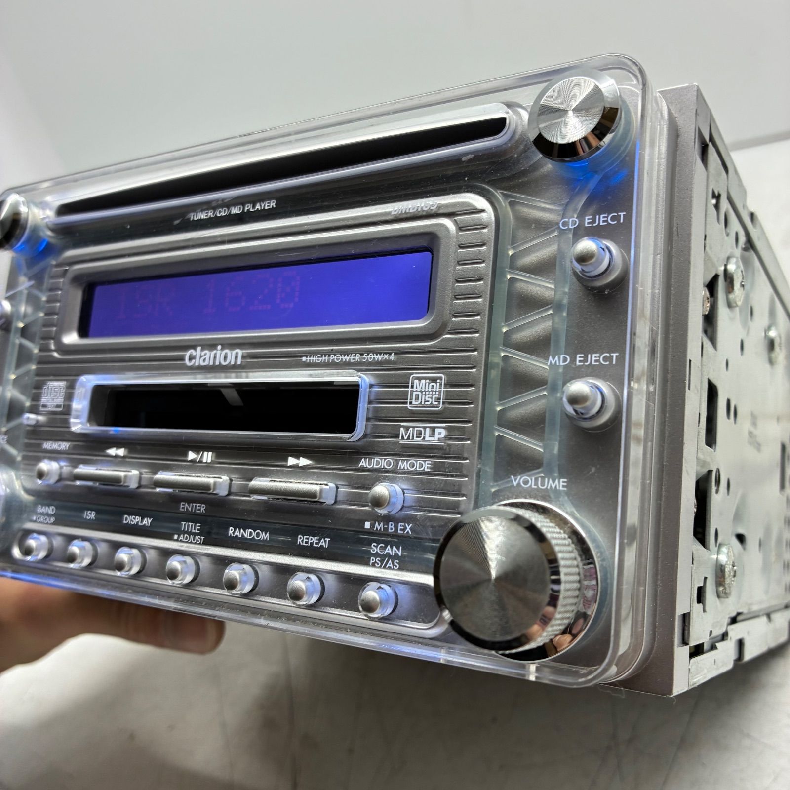 美品】clarion クラリオン DMB165 2DIN プレーヤー デッキ カー