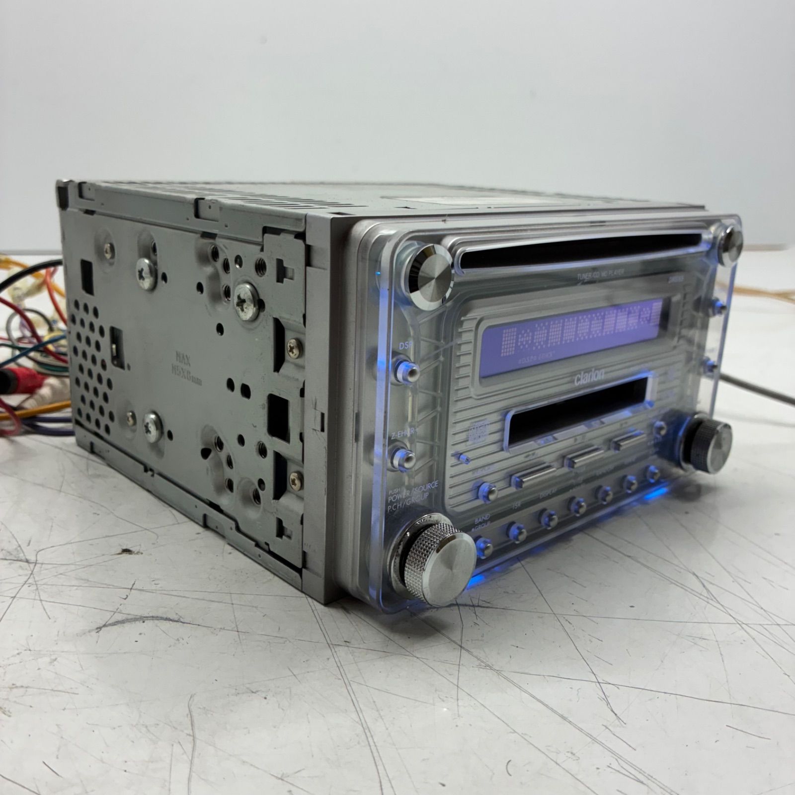 Y【美品】clarion クラリオン DMB165 2DIN プレーヤー デッキ カー