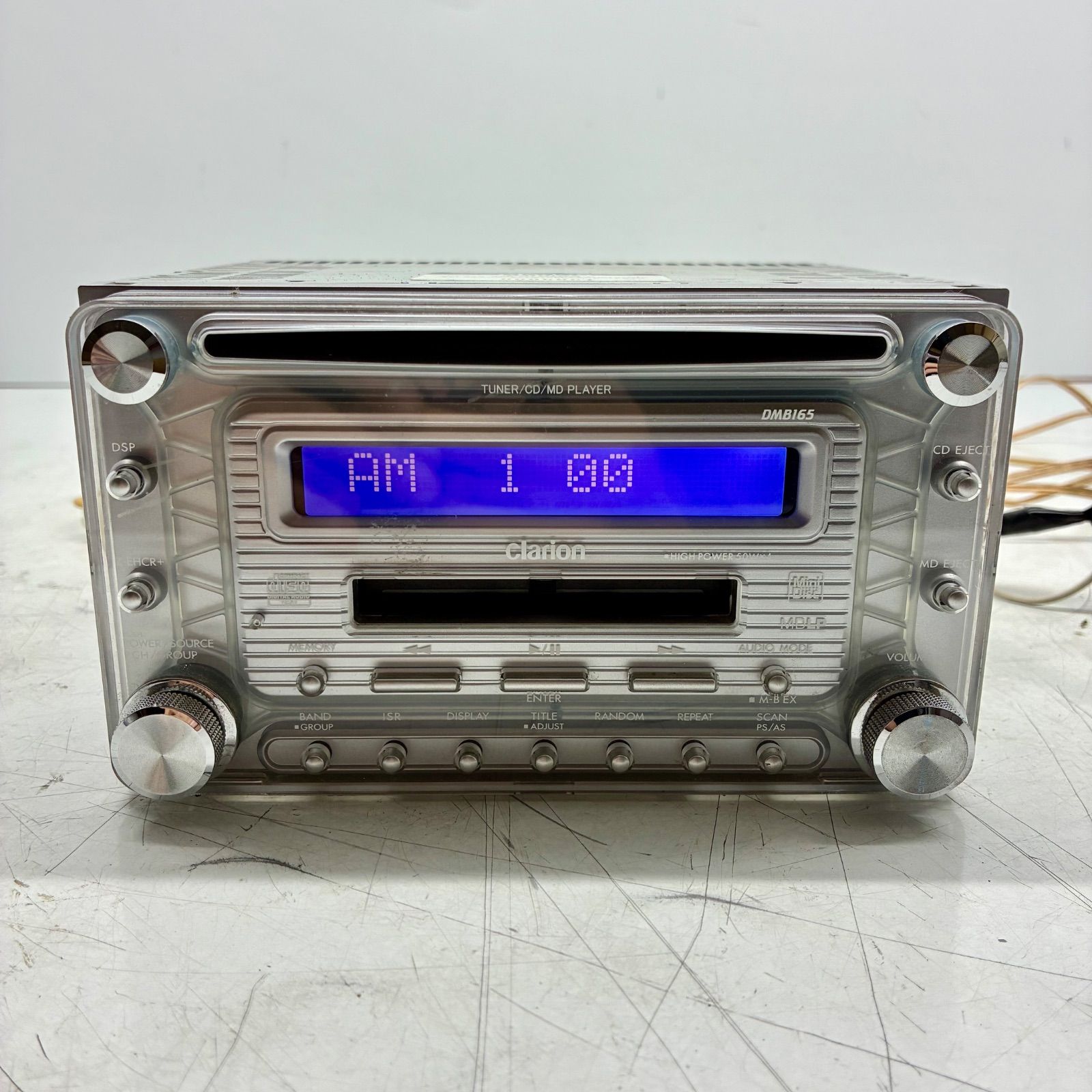 Y【美品】clarion クラリオン DMB165 2DIN プレーヤー デッキ カー