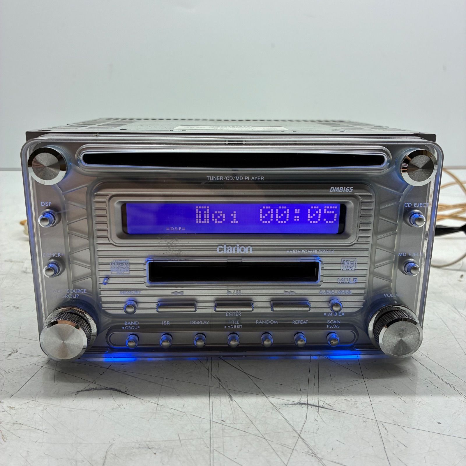 動作OK!![Z2698-R1]クラリオン clarion 2DIN CD MD アウトレット