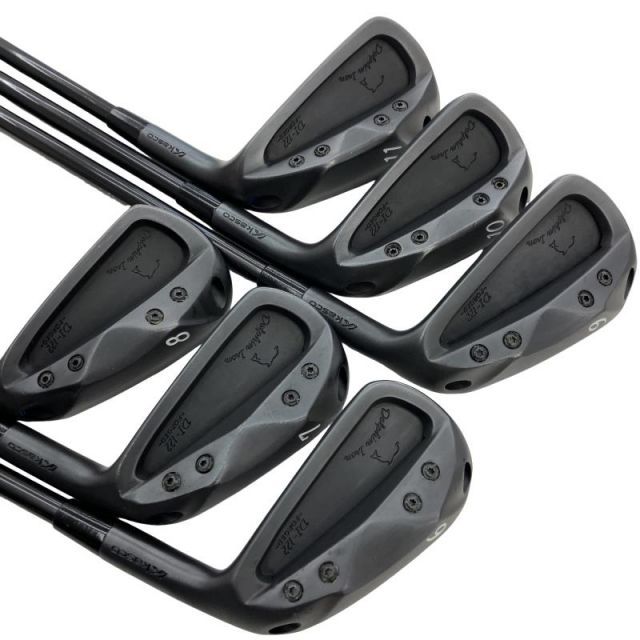 中古】 キャスコ Dolphin Iron DI-122 ブラック 6S アイアンセット IR