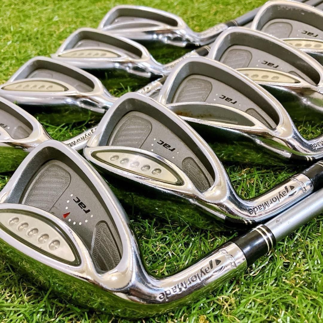 訳あり レフティ テーラーメイド rac メンズアイアンセット 初心者 左