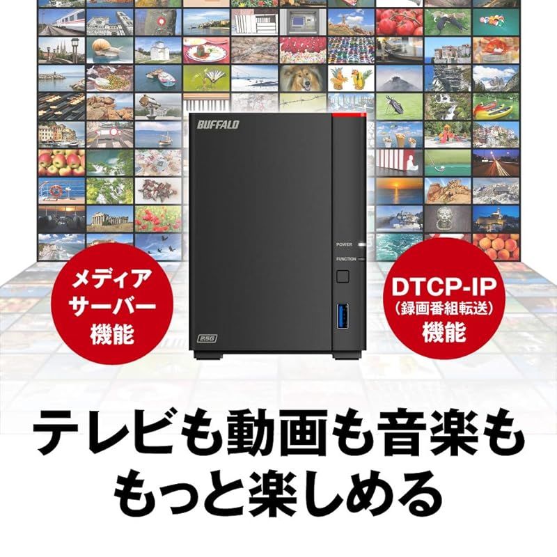 バッファロー BUFFALO リンクステーション LS720D/N ネットワークHDD 2