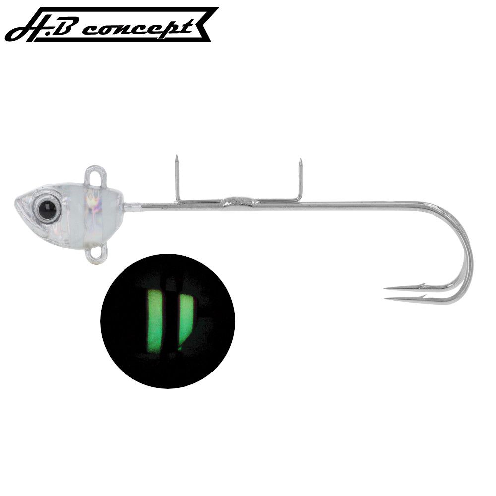 H.B コンセプト ショアタチウオテンヤ ダブルフック LL(8号) ゼブラ