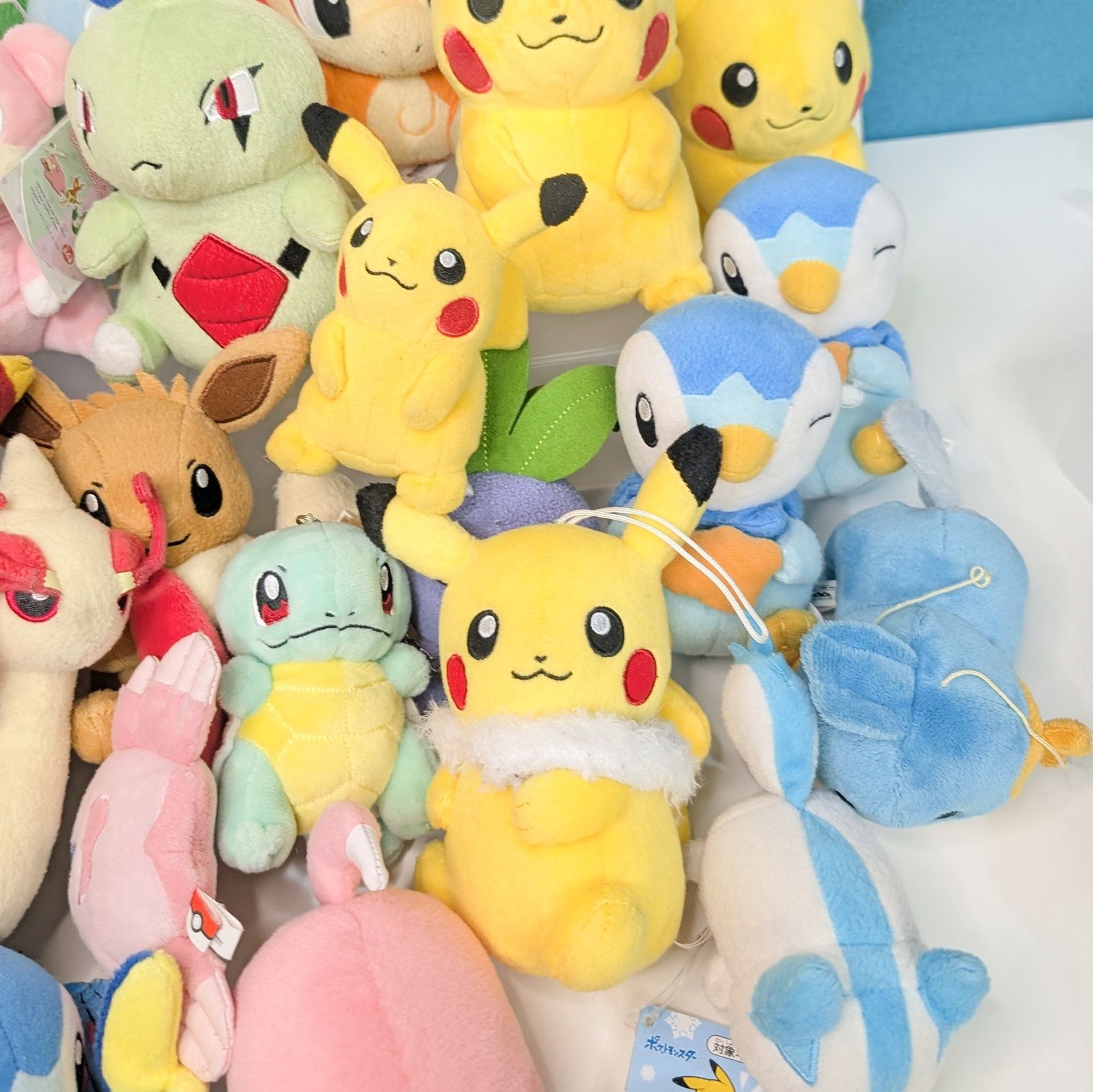 ポケモン　ぬいぐるみ　ピカチュウ　イーブイ　まとめ売り７体 ポケモン ぬいぐるみ マスコット 25個以上 大量 まとめ売り ピカチュウ