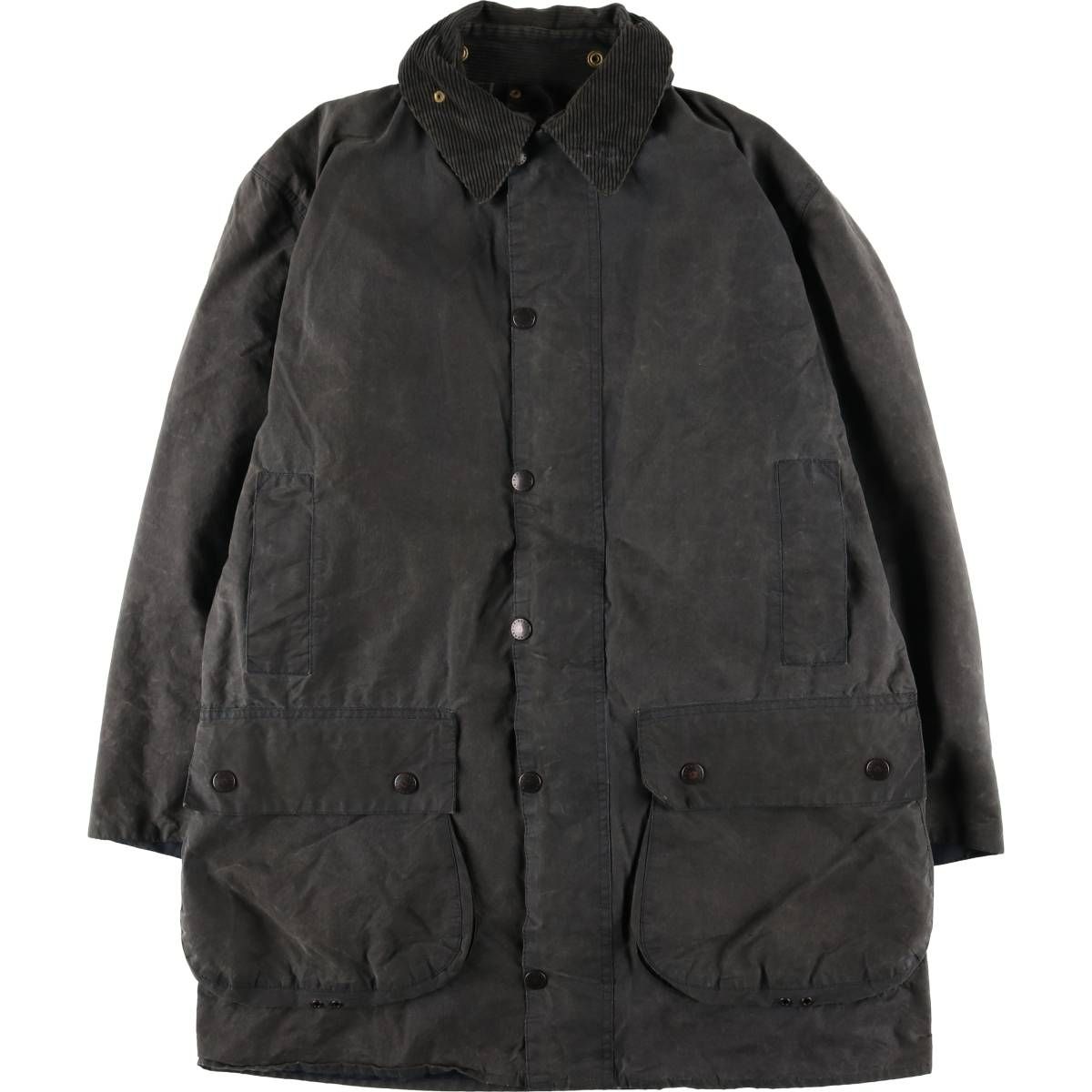 古着 80~90年代 バブアー Barbour BORDER ボーダー 旧3ワラント