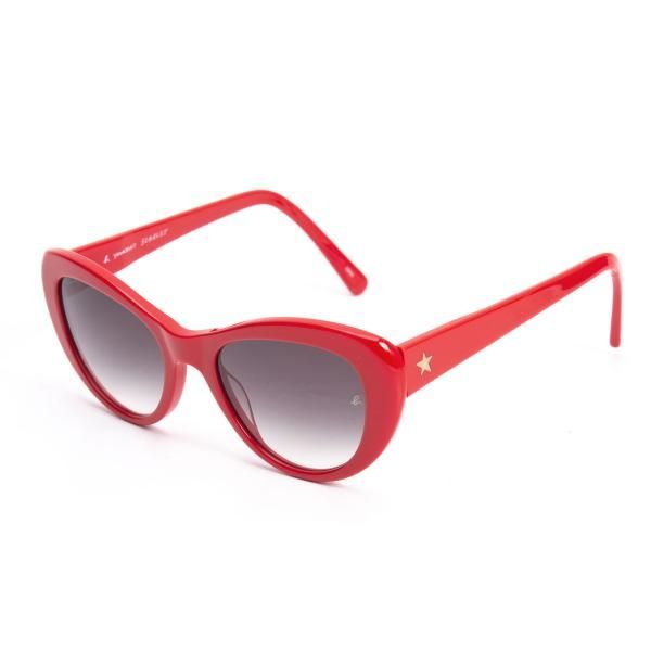 アニエスベーagnes b. LU02 SCARLET カラーサングラス 赤5220-145