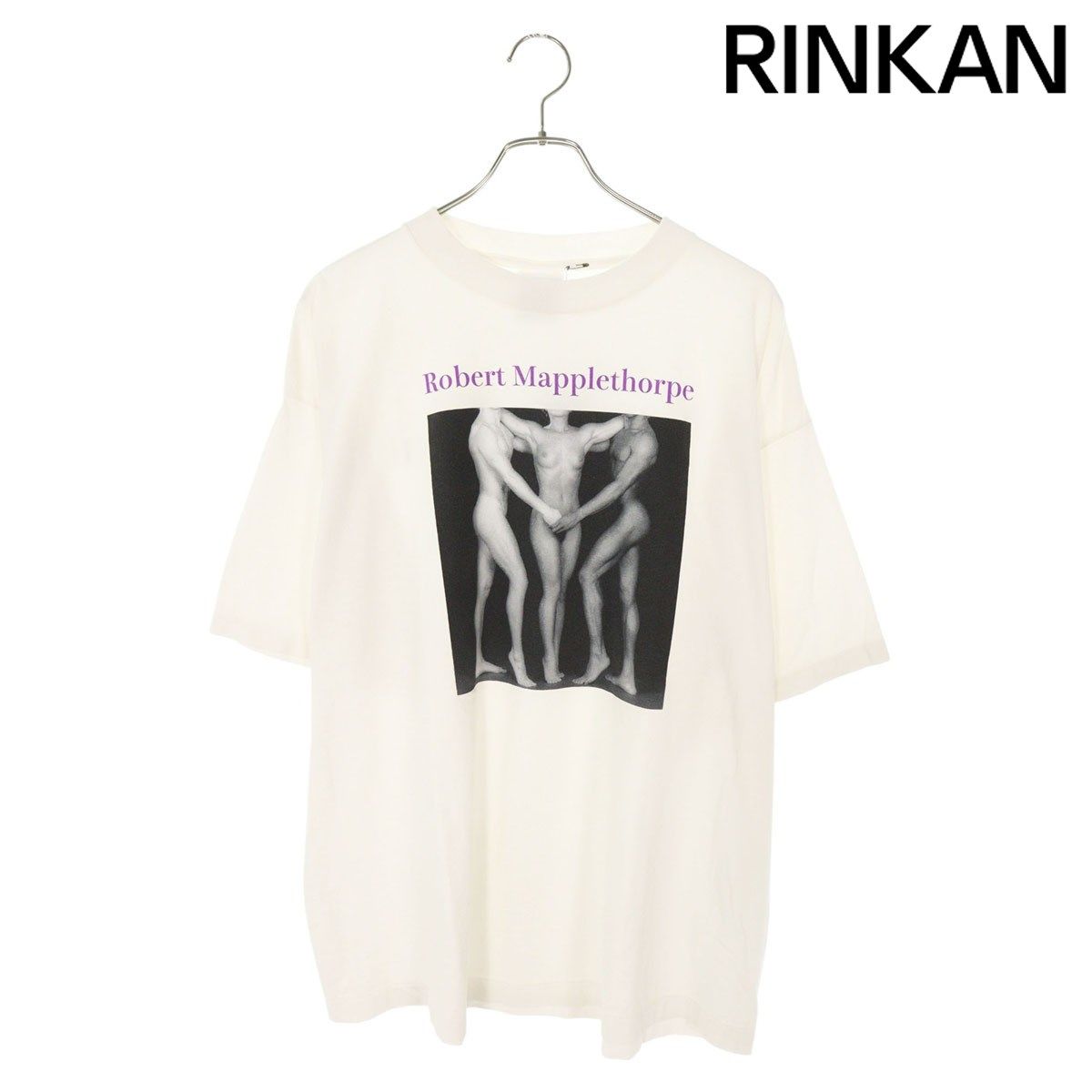 セントマイケル サイズ:XL  25SS  SM-HR8-0000-C19 Robert MapplethorpeプリントTシャツ 中古 BS99 セントマイケル ×ロバートメイプルソープ 25SS SM-HR8-0000-C19