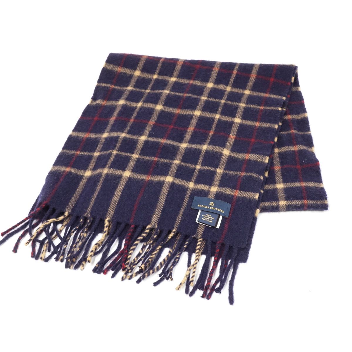 BROOKS BROTHERS ブルックスブラザーズ マフラー ストール USED美品
