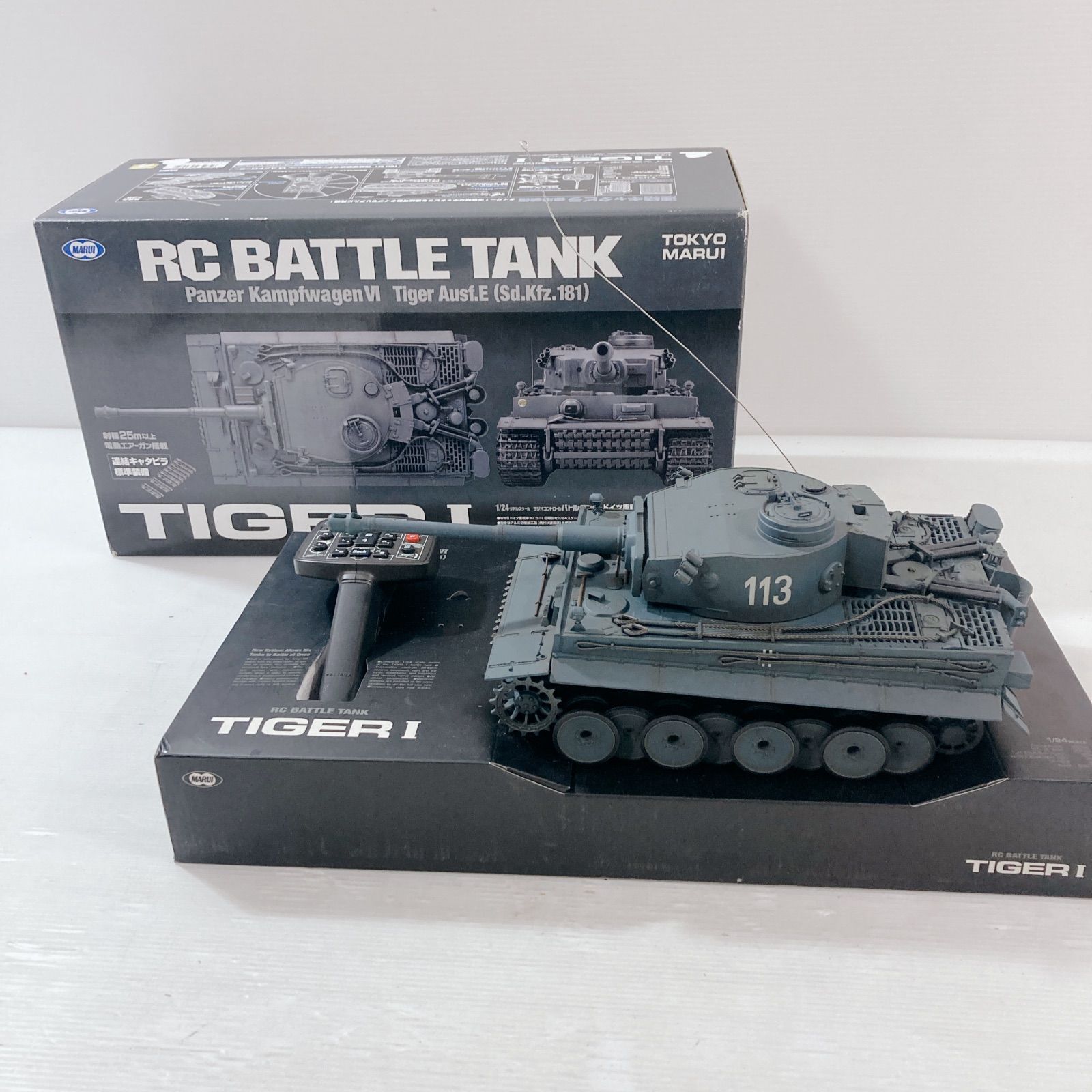 ドイツ重戦車 タイガーI 初期型 TIGERI 1/24スケール ラジオ